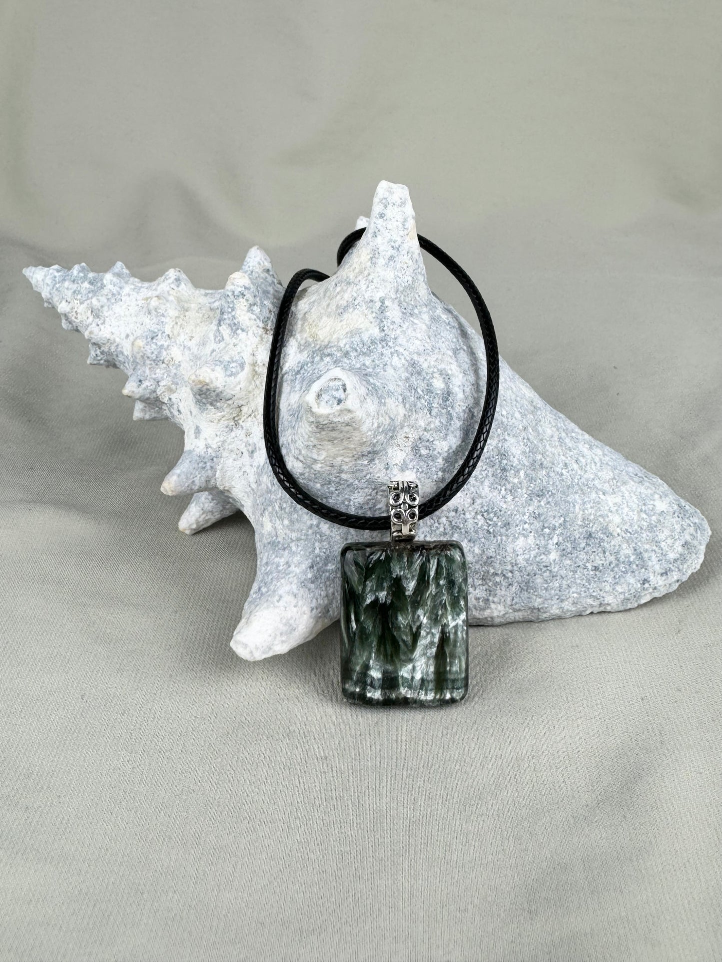 Seraphinite Pendant Necklace