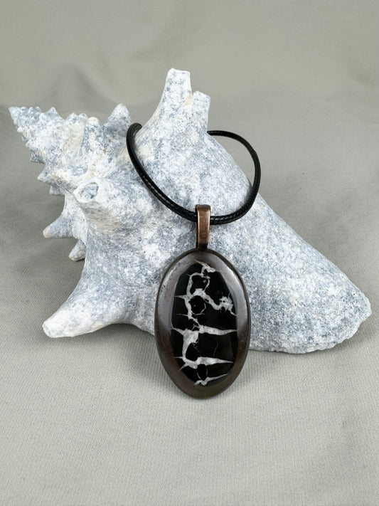 Septarian Pendant Necklace