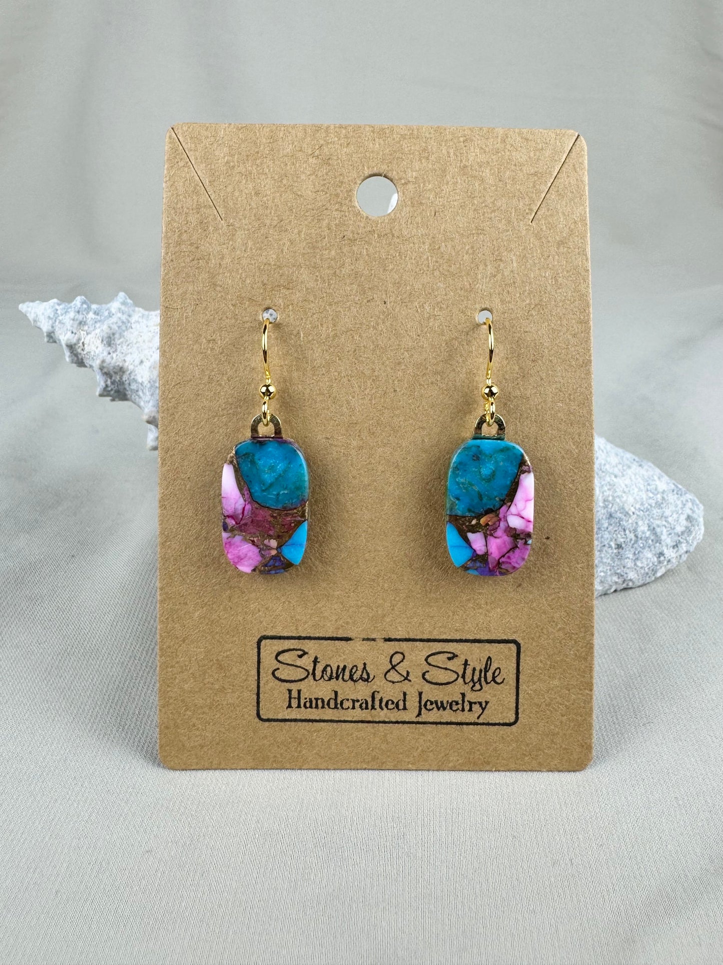 Spiny Oyster Earrings