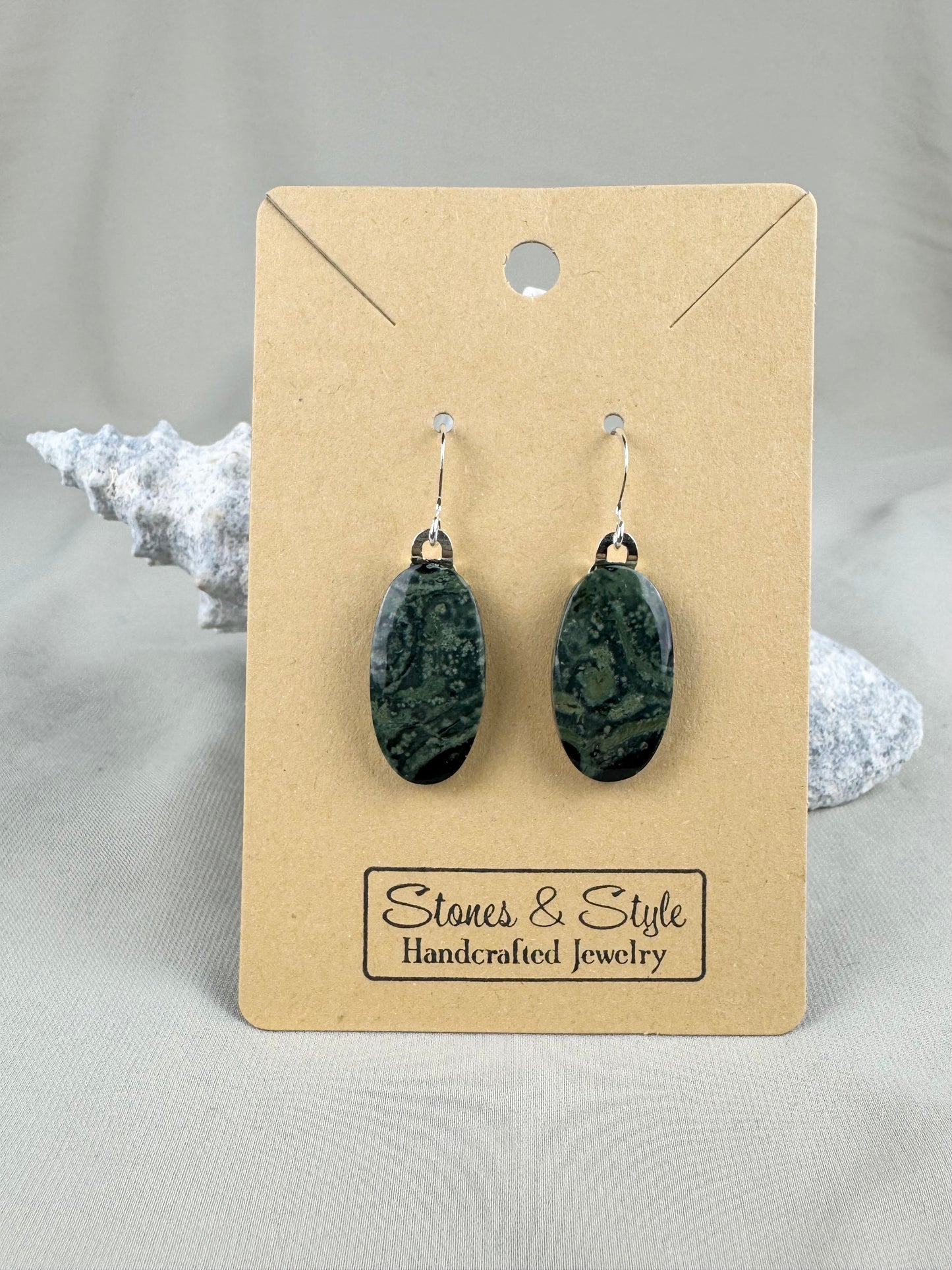 Kambaba Jasper Earrings