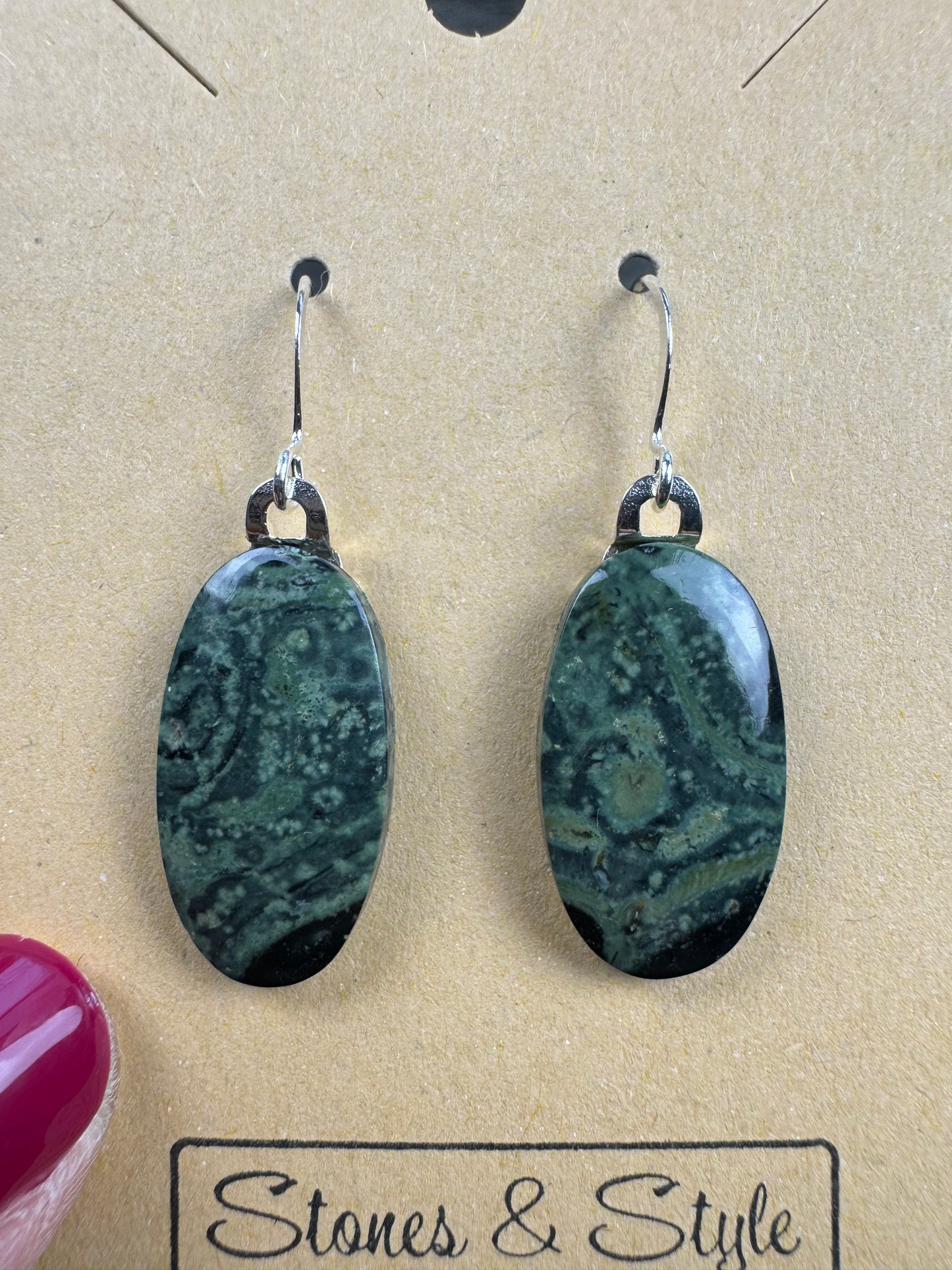 Kambaba Jasper Earrings