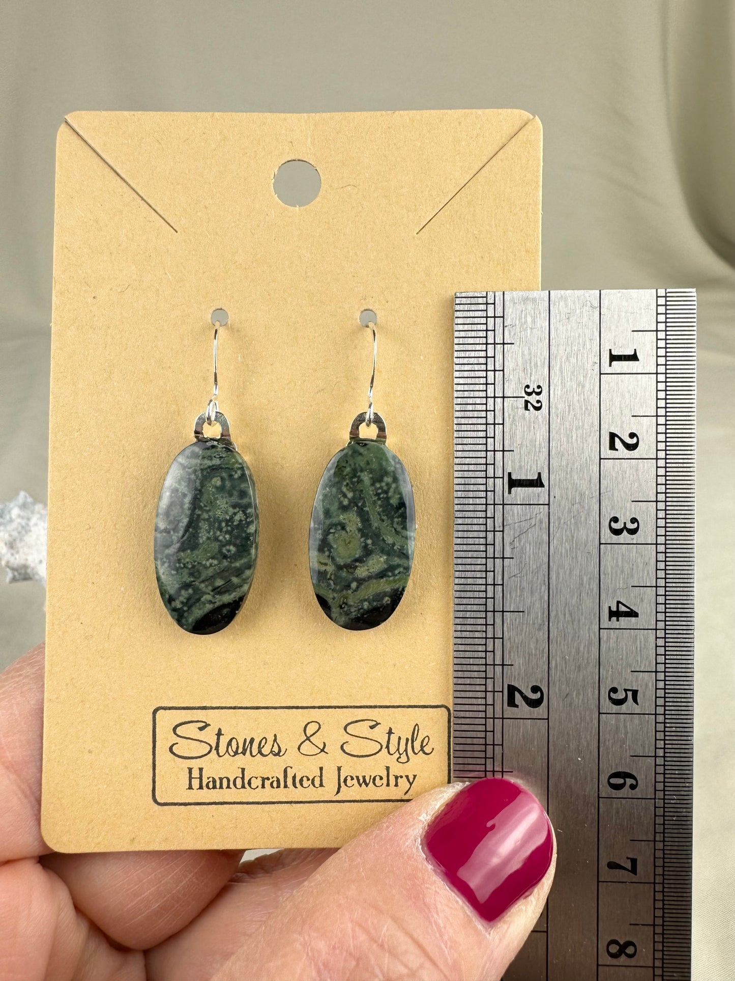 Kambaba Jasper Earrings