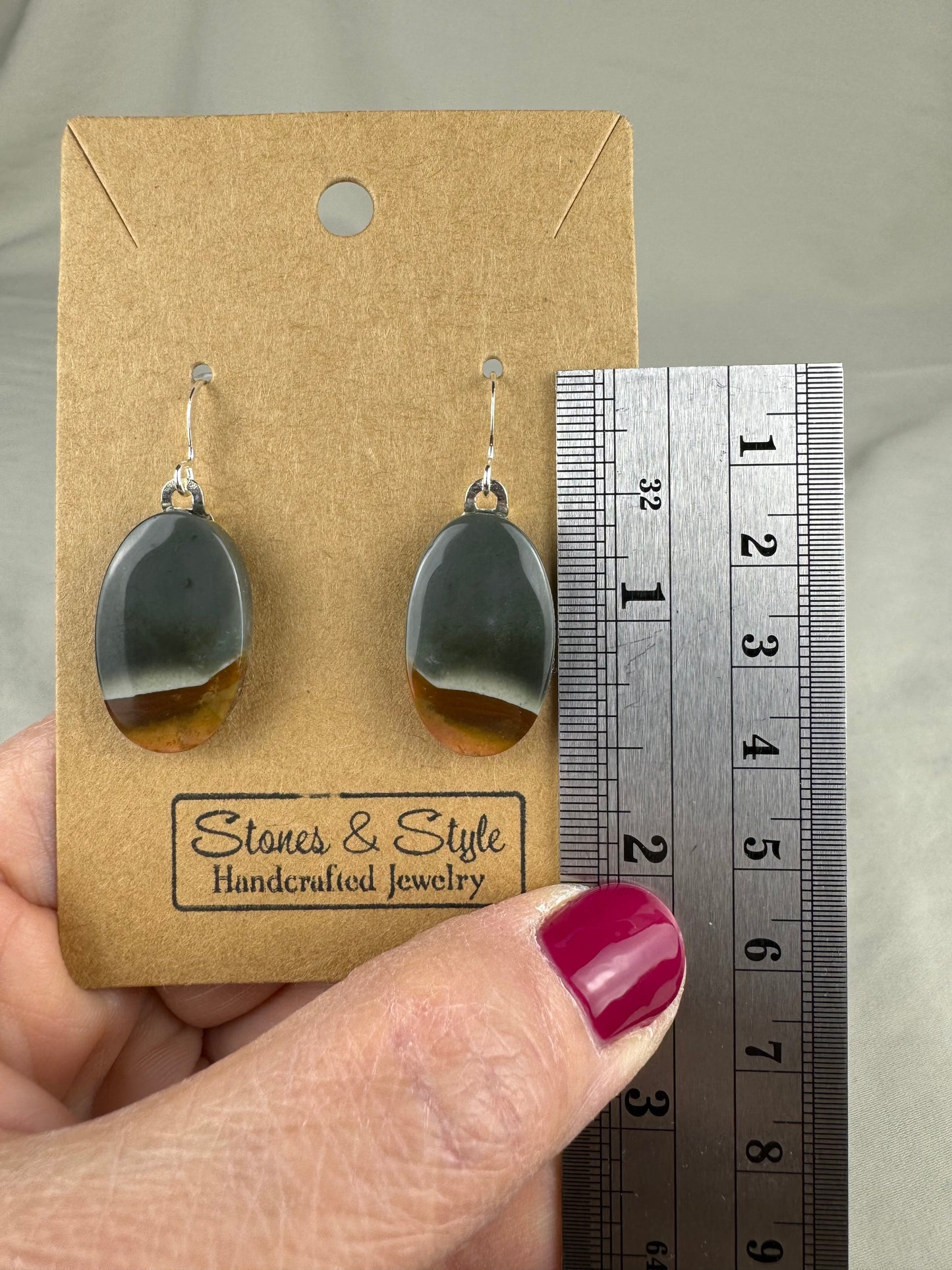 Polychrome Jasper Earrings