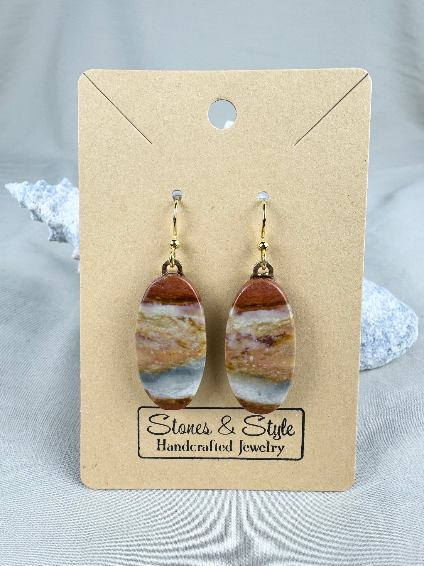 Polychrome Jasper Earrings