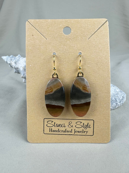 Polychrome Jasper Earrings