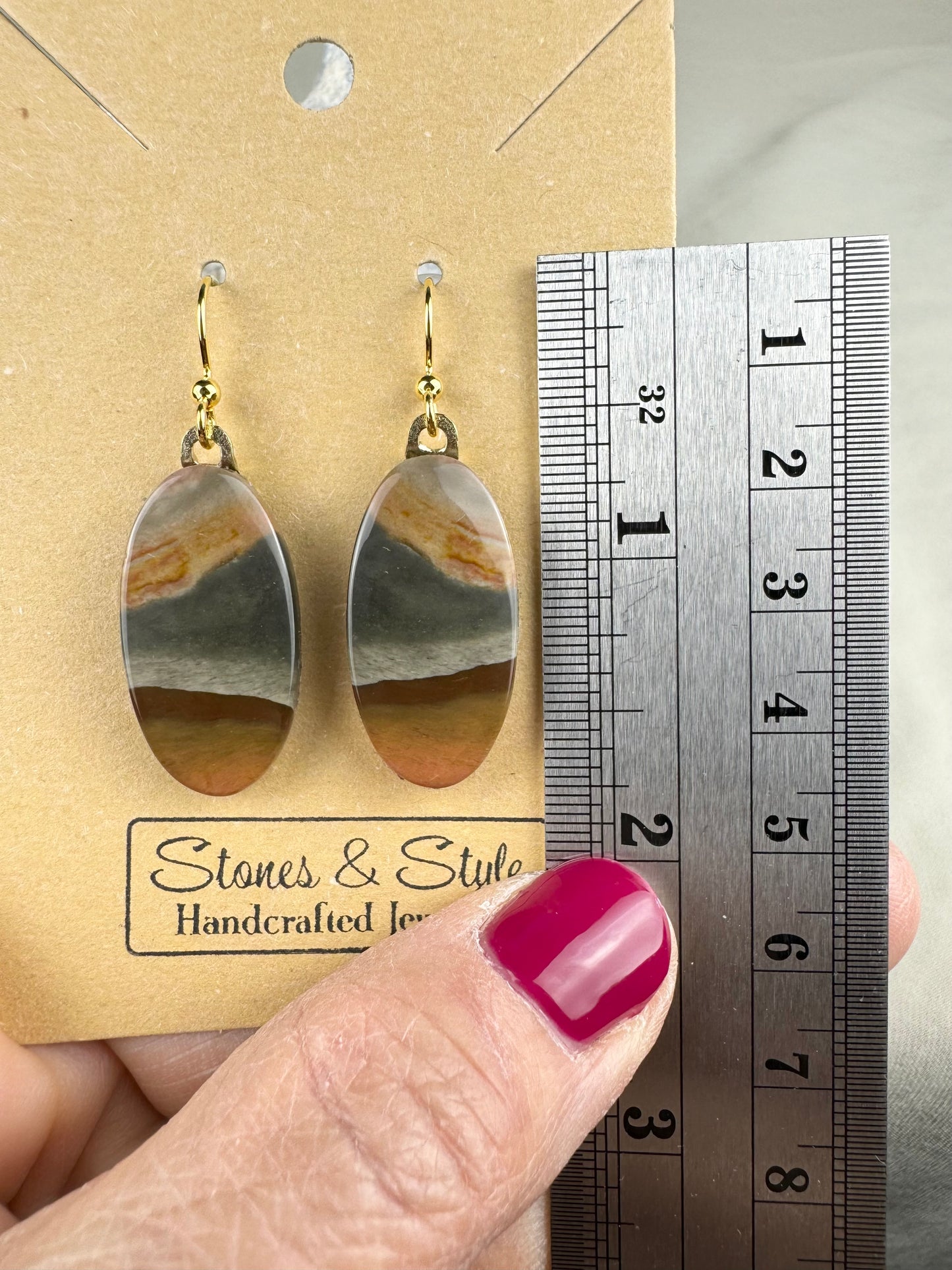 Polychrome Jasper Earrings