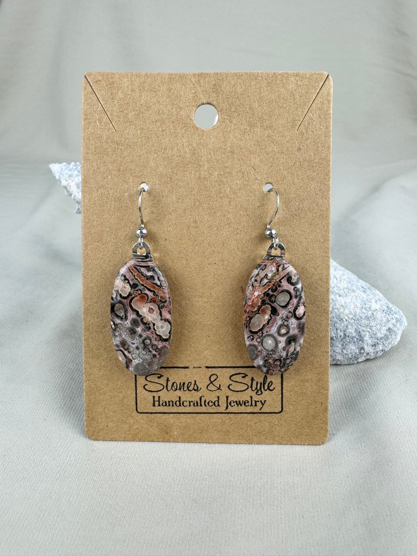 Leopard Jasper Earrings