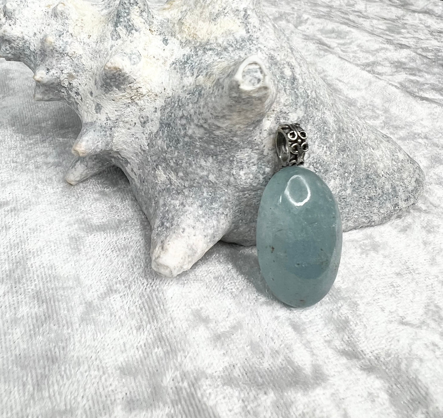 Aquamarine Pendant Necklace