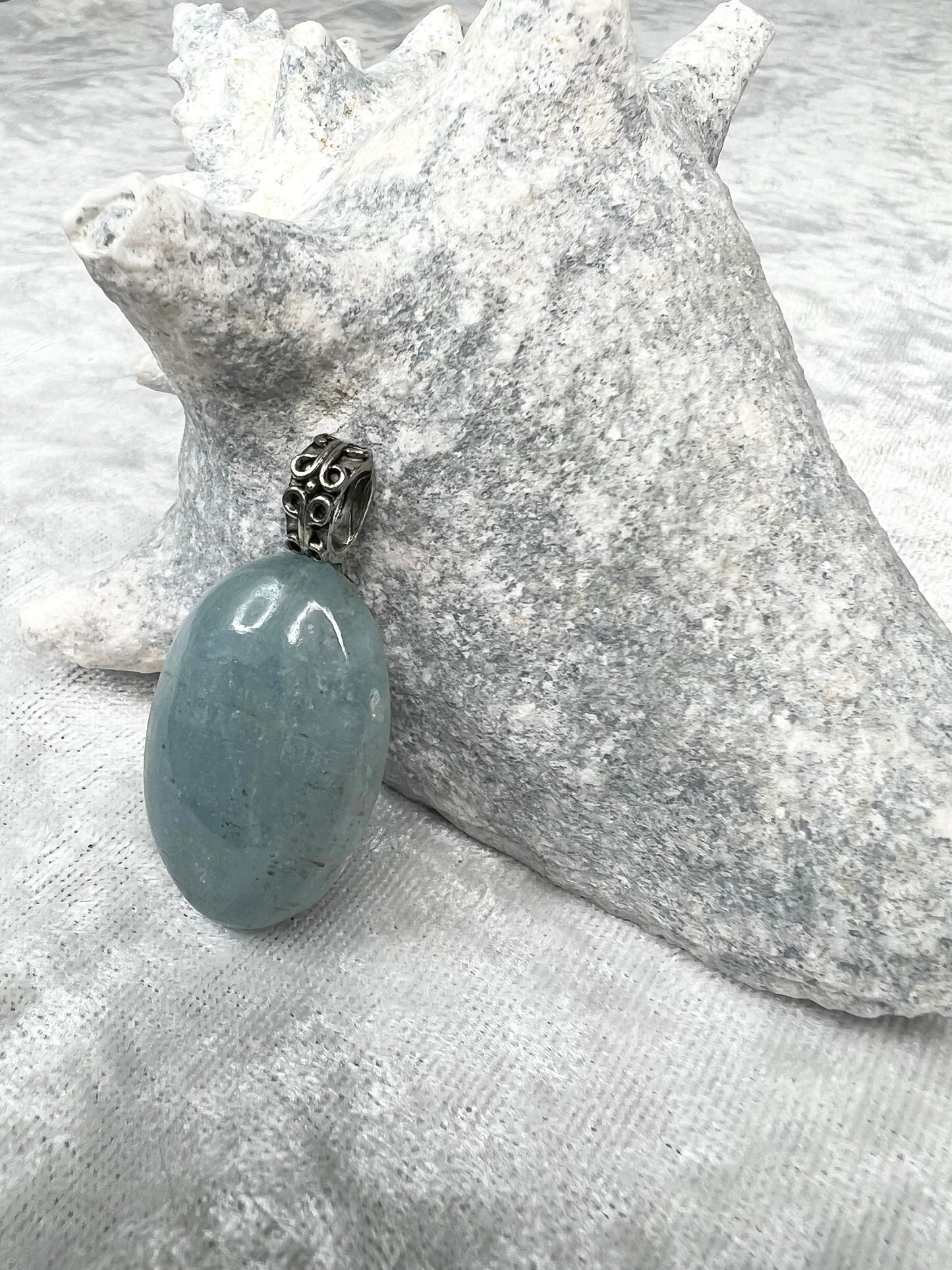 Aquamarine Pendant Necklace