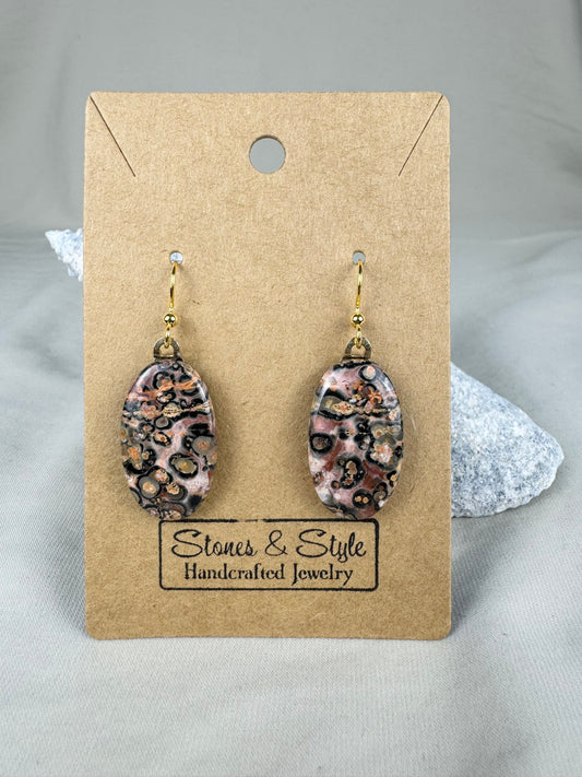 Leopard Jasper Earrings