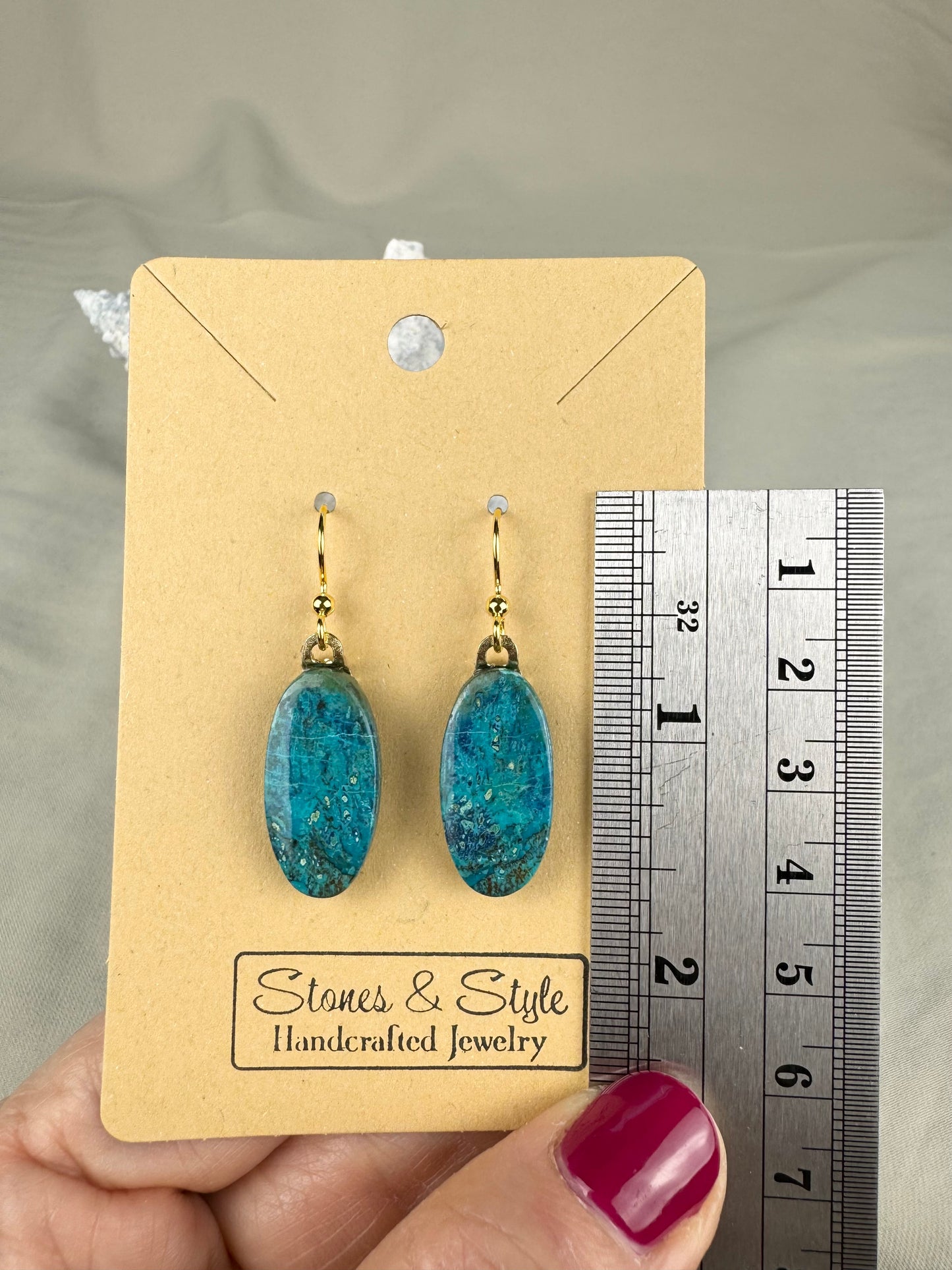 Chrysocolla Earrings