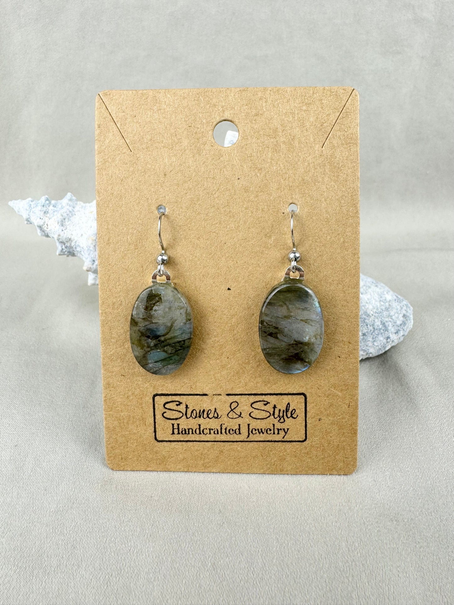 Flashy Labradorite Earrings