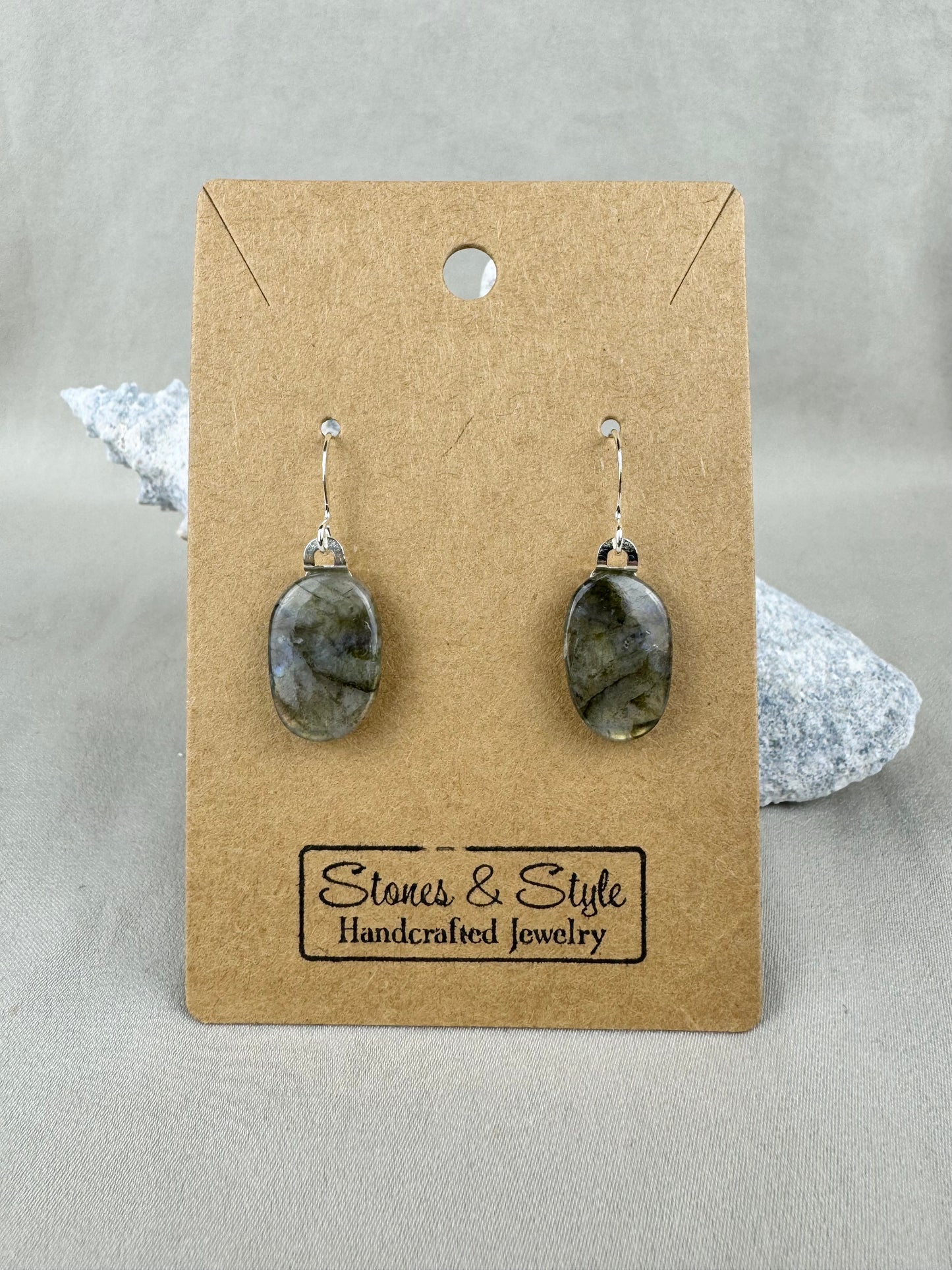 Flashy Labradorite Earrings