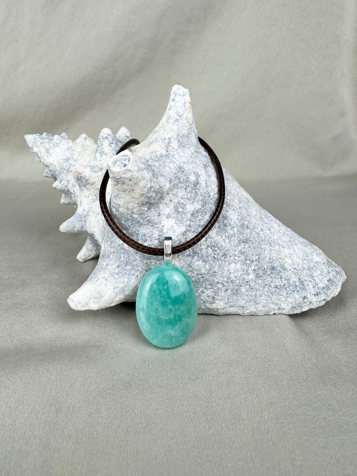 Amazonite Pendant Necklace