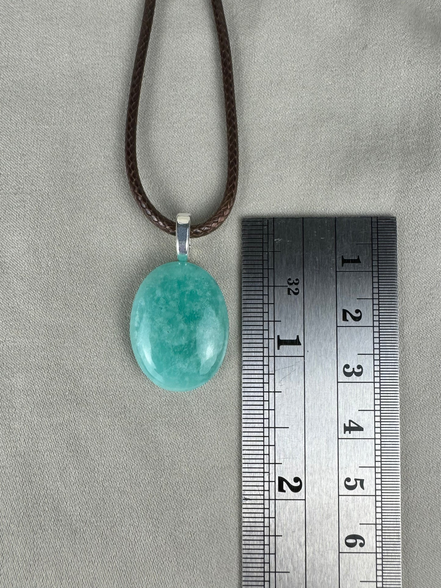 Amazonite Pendant Necklace