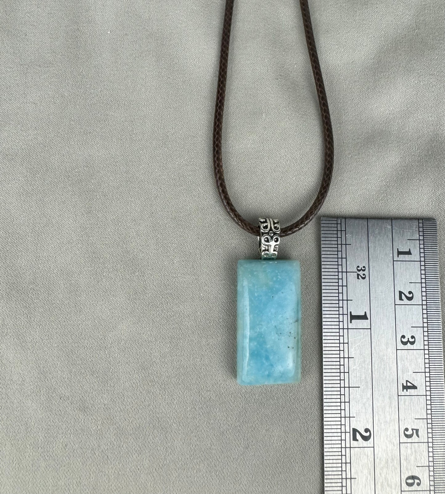 Hemimorphite Pendant Necklace