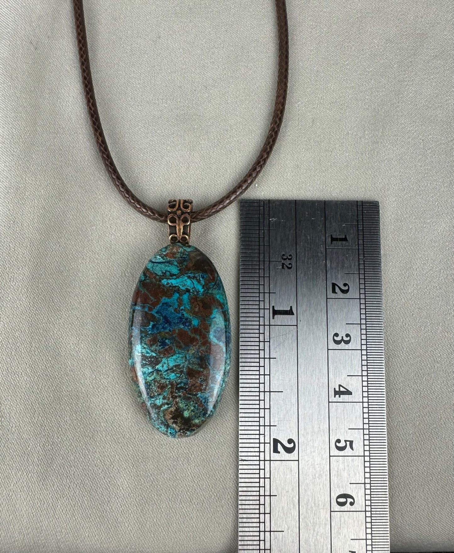 Azurite Pendant Necklace