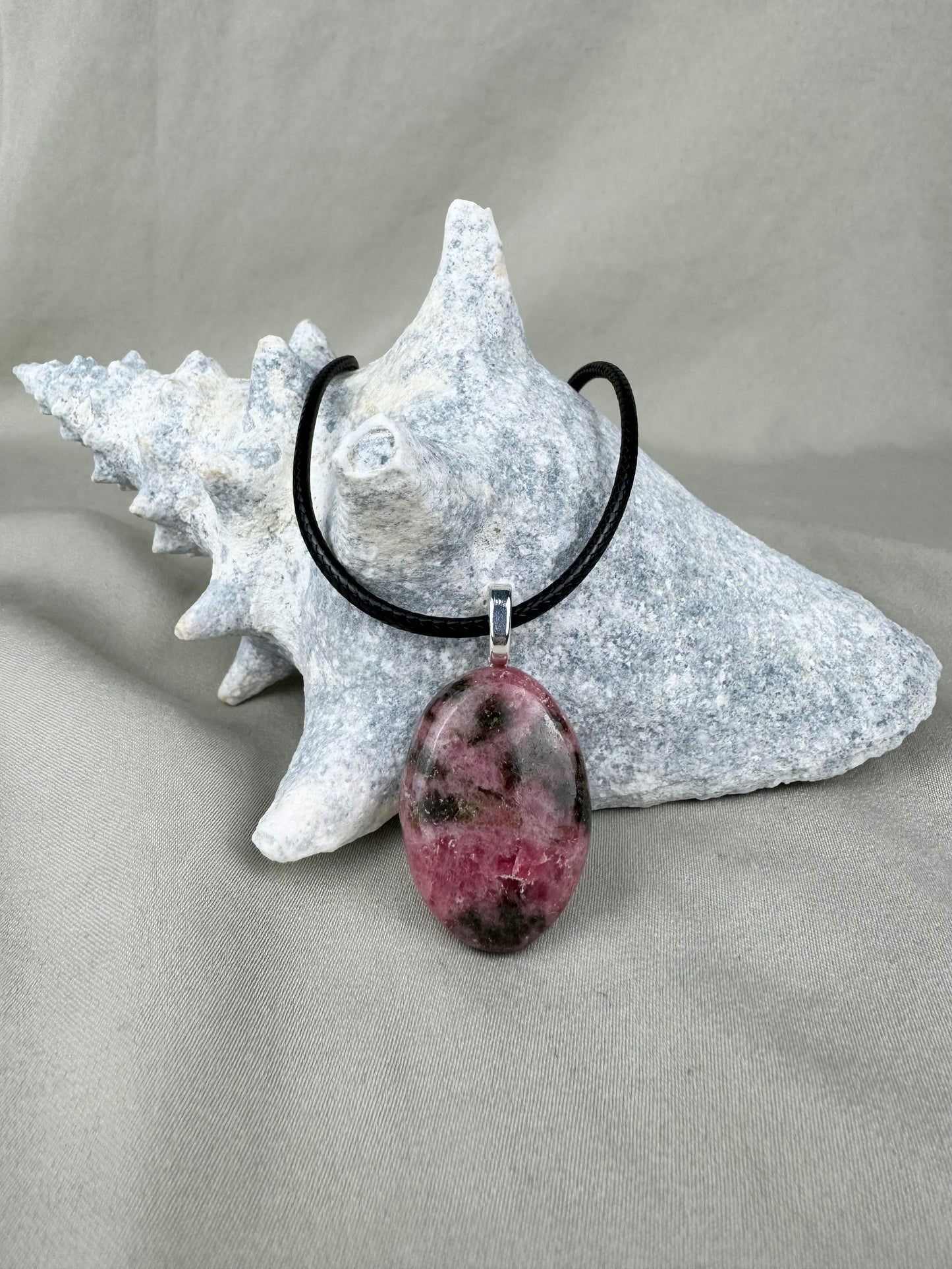 Rhodonite Pendant Necklace