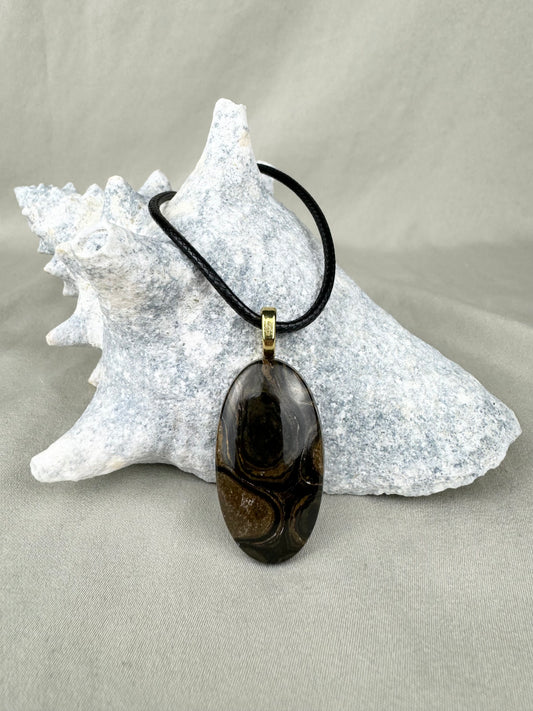 Stromatolite Pendant Necklace