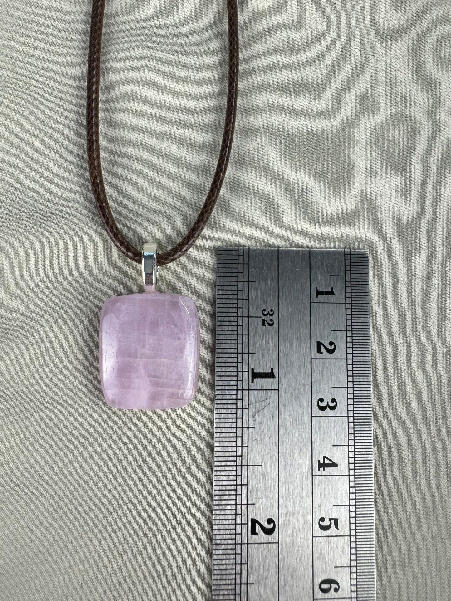 Kunzite Pendant Necklace