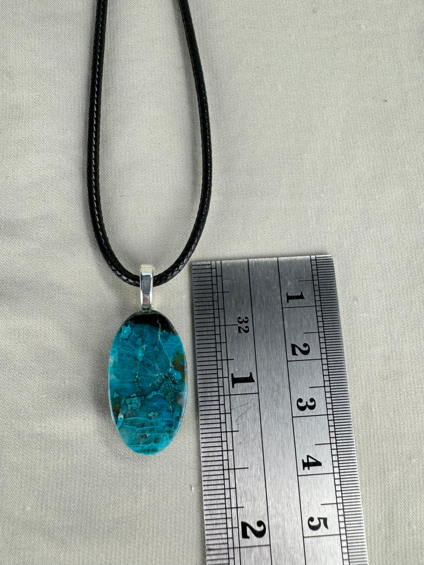 Shattuckite Pendant Necklace