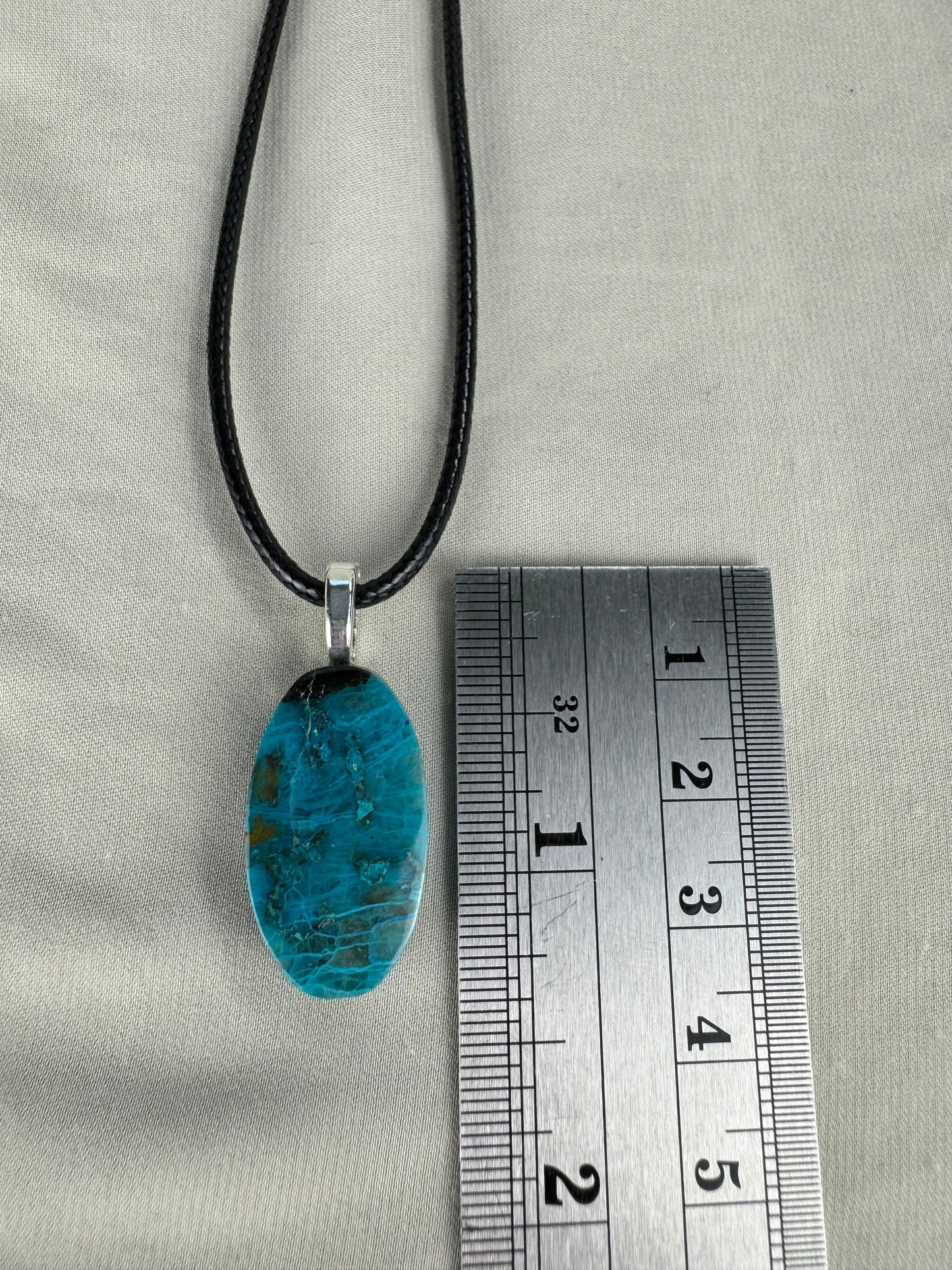 Shattuckite Pendant Necklace