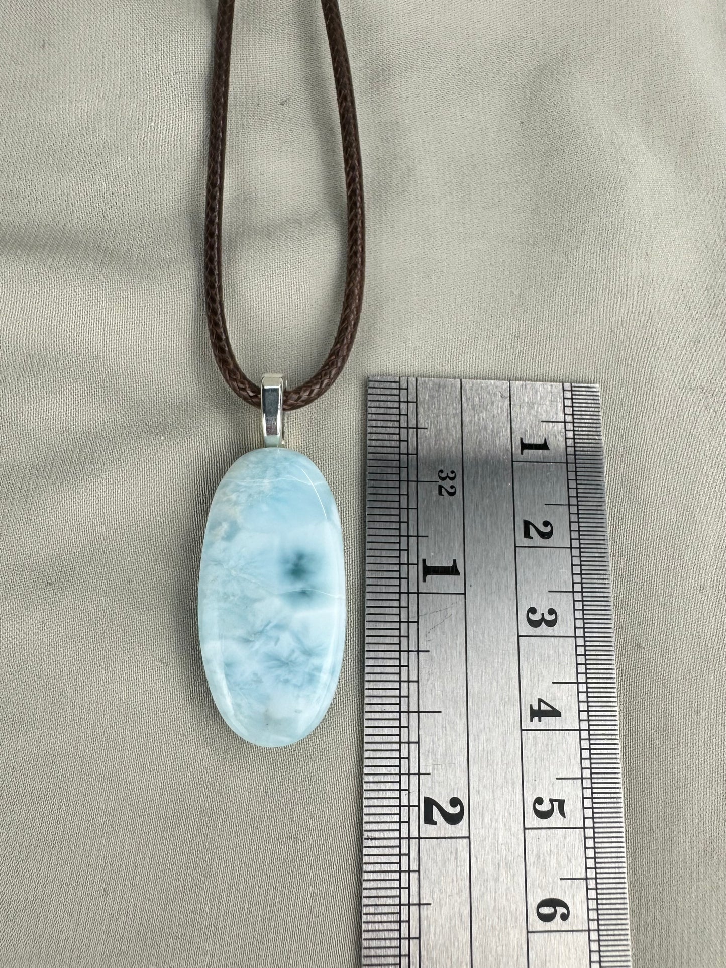 Larimar Pendant Necklace