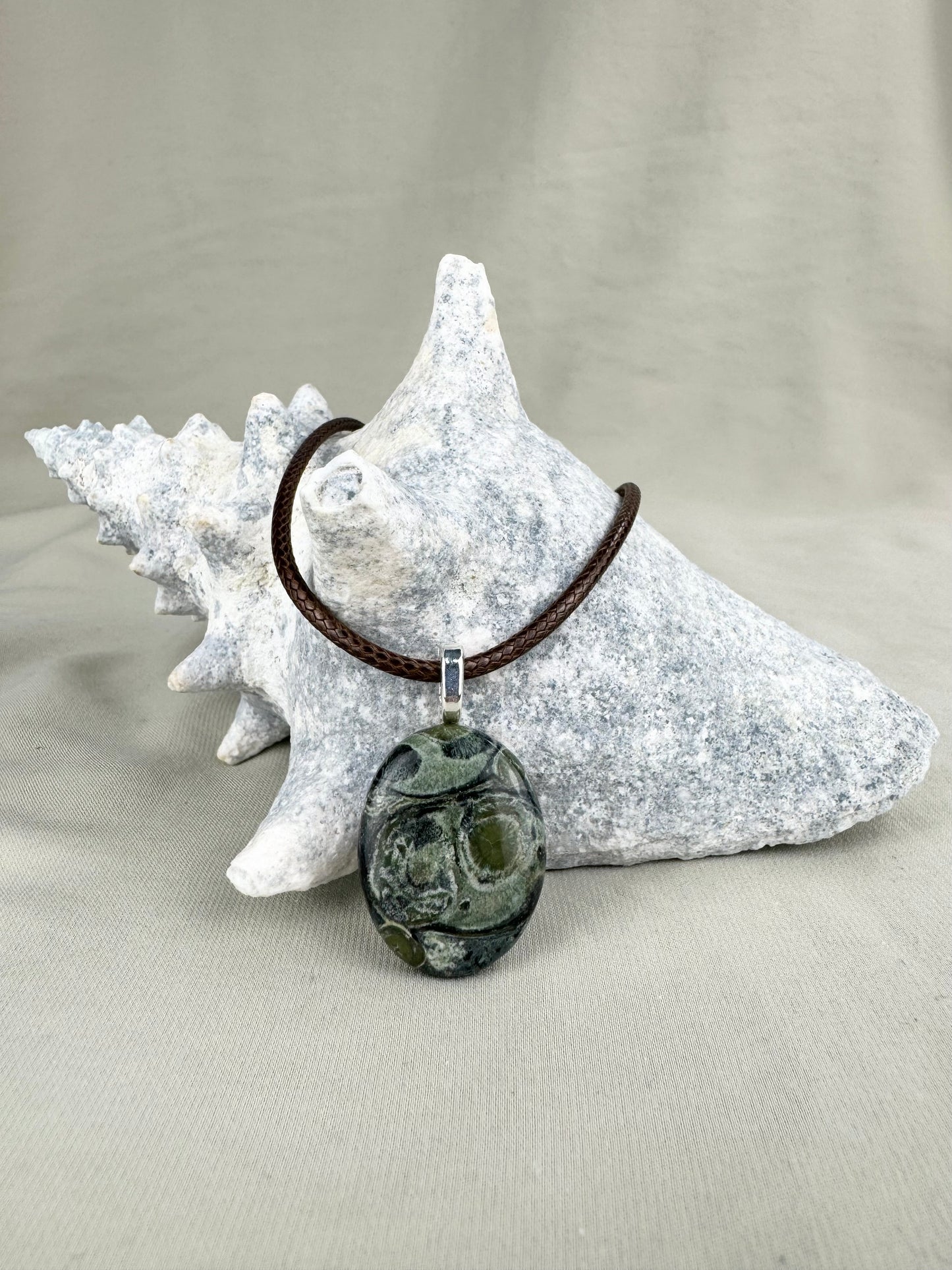 Kambaba  (Galaxy) Jasper Pendant Necklace