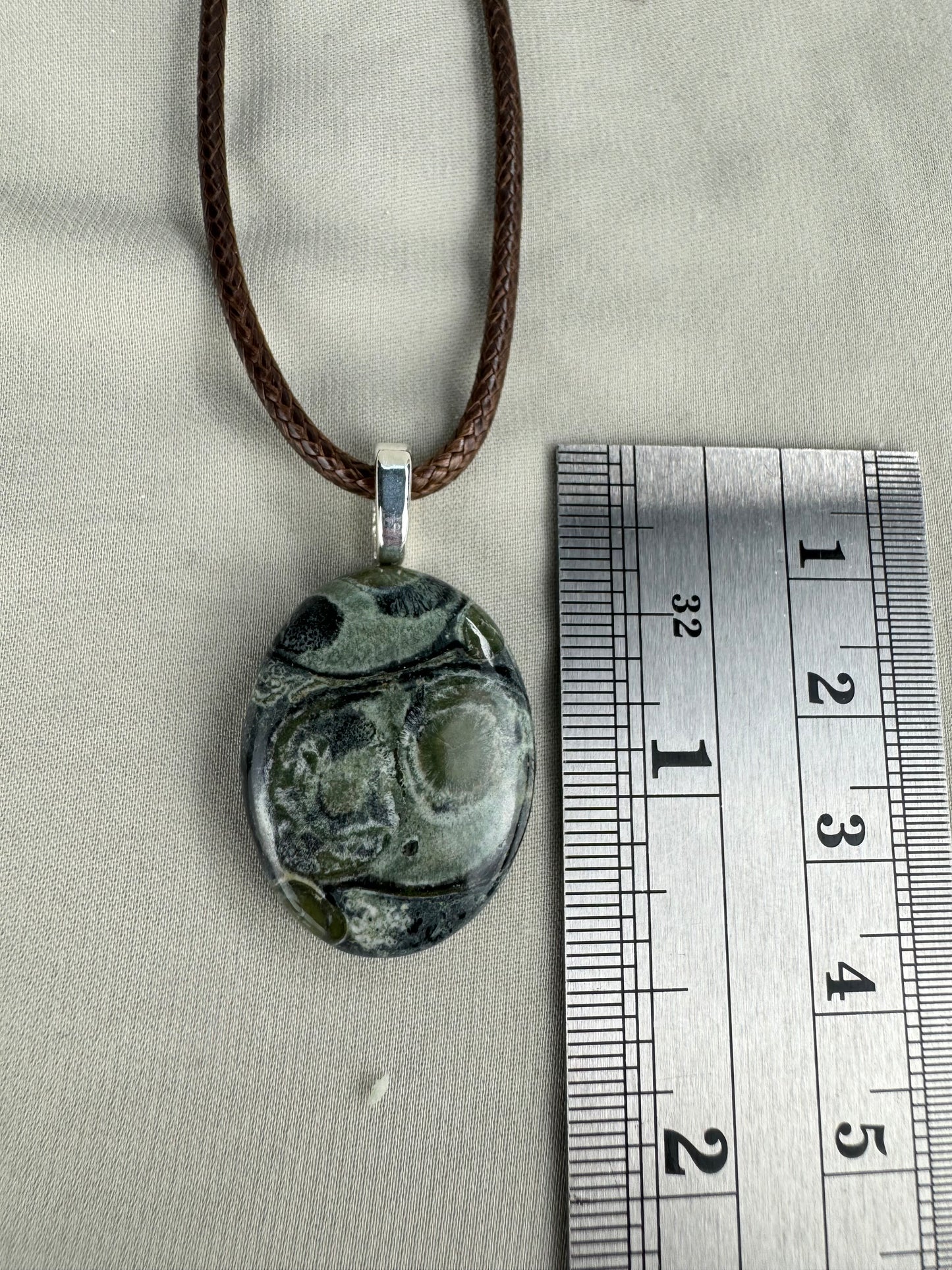 Kambaba  (Galaxy) Jasper Pendant Necklace