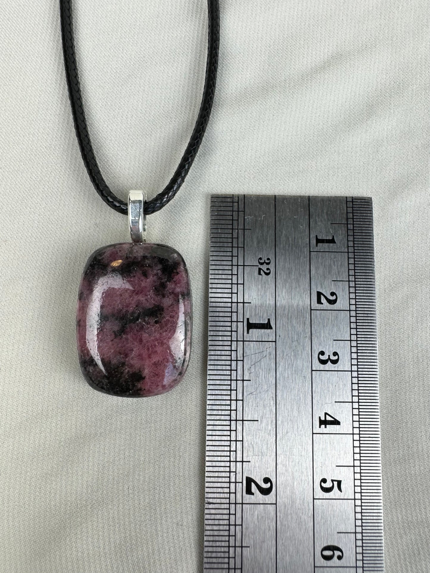 Rhodonite Pendant Necklace