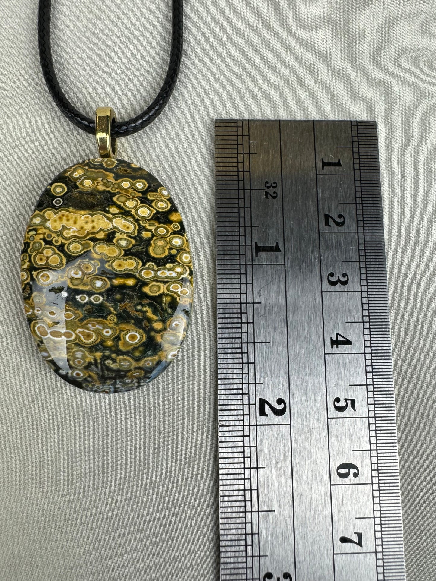 Ocean Jasper Pendant Necklace