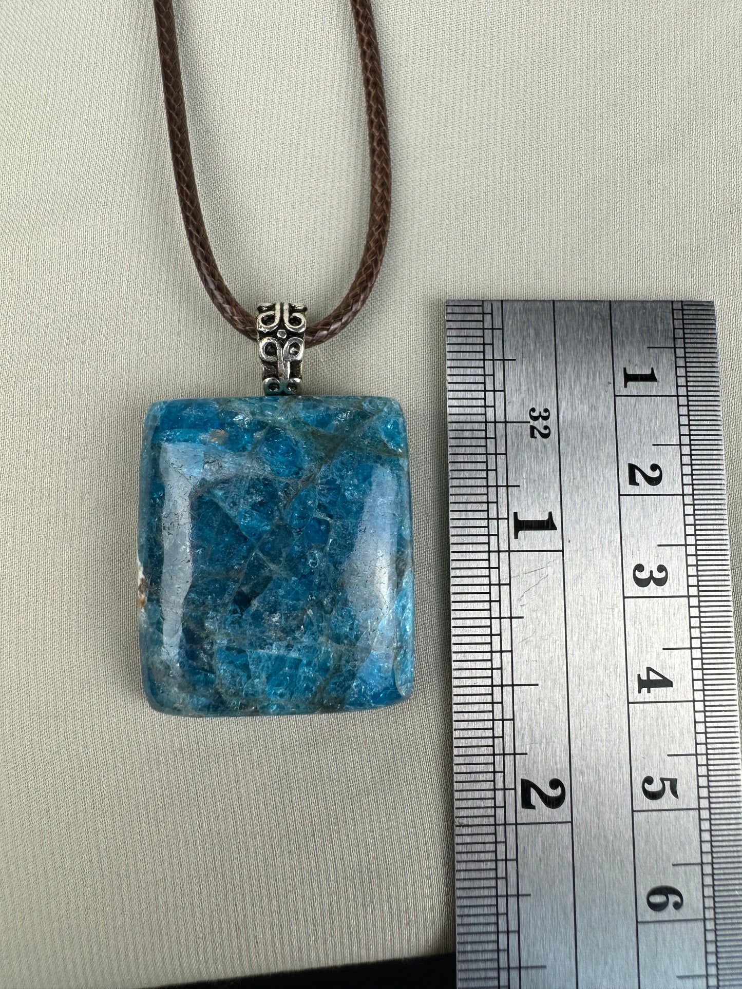 Apatite Pendant Necklace