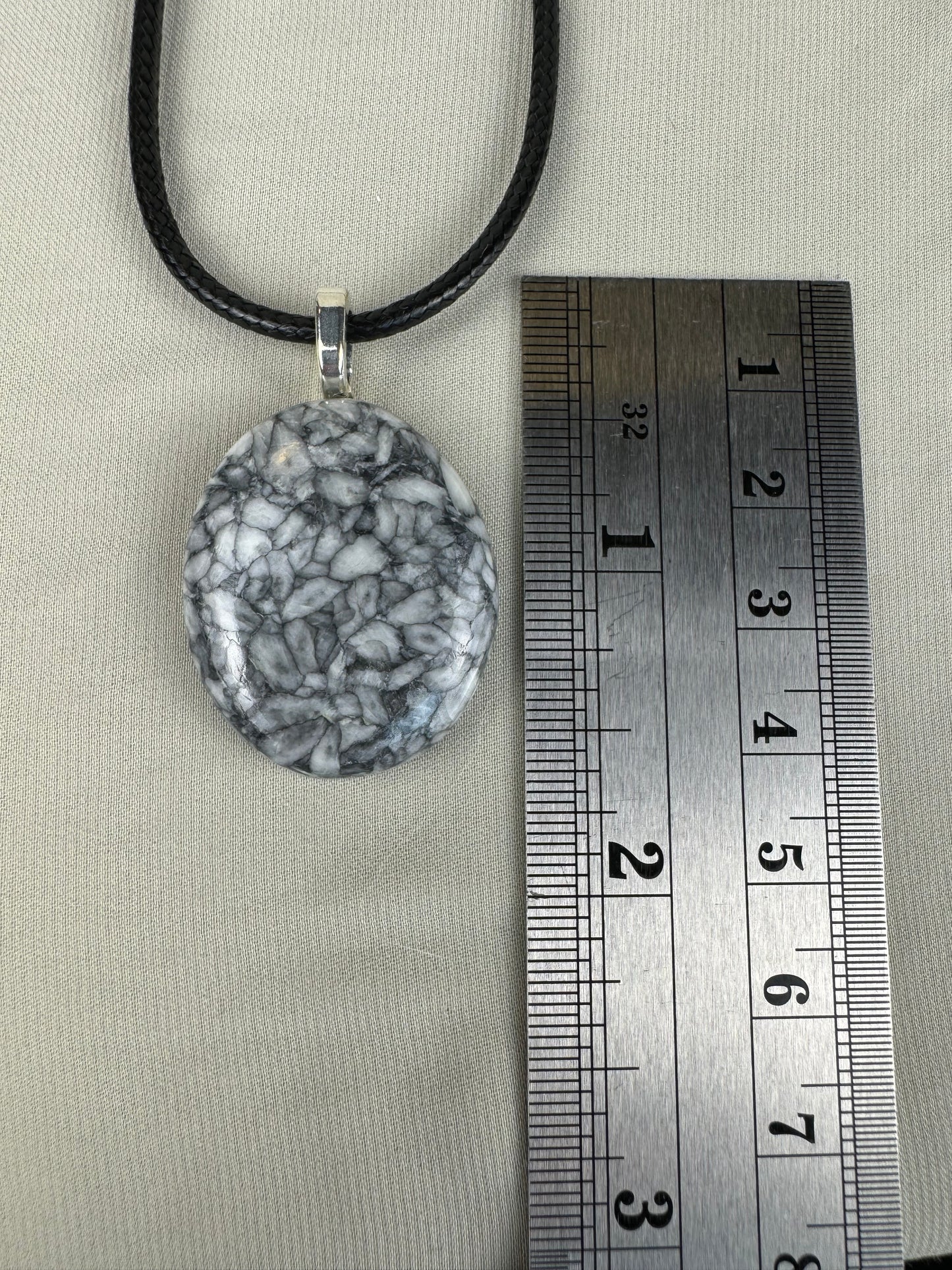 Austrian Pinolith Pendant Necklace