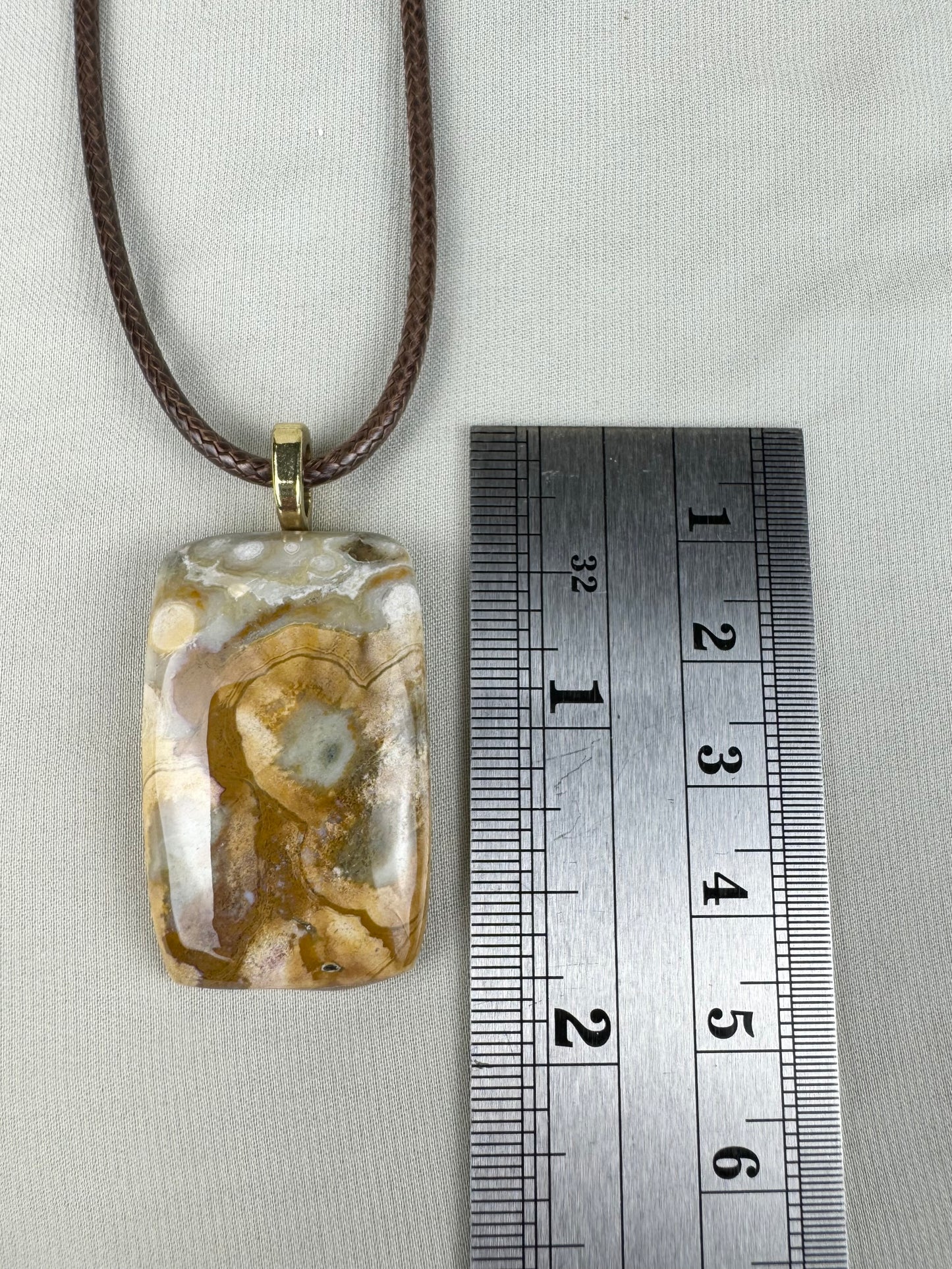 Ocean Jasper Pendant Necklace