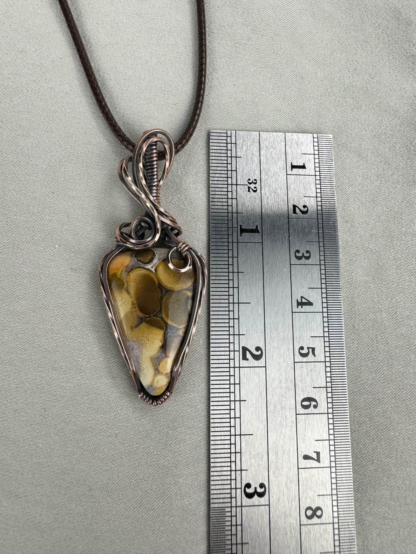 Cobra Jasper Pendant Necklace