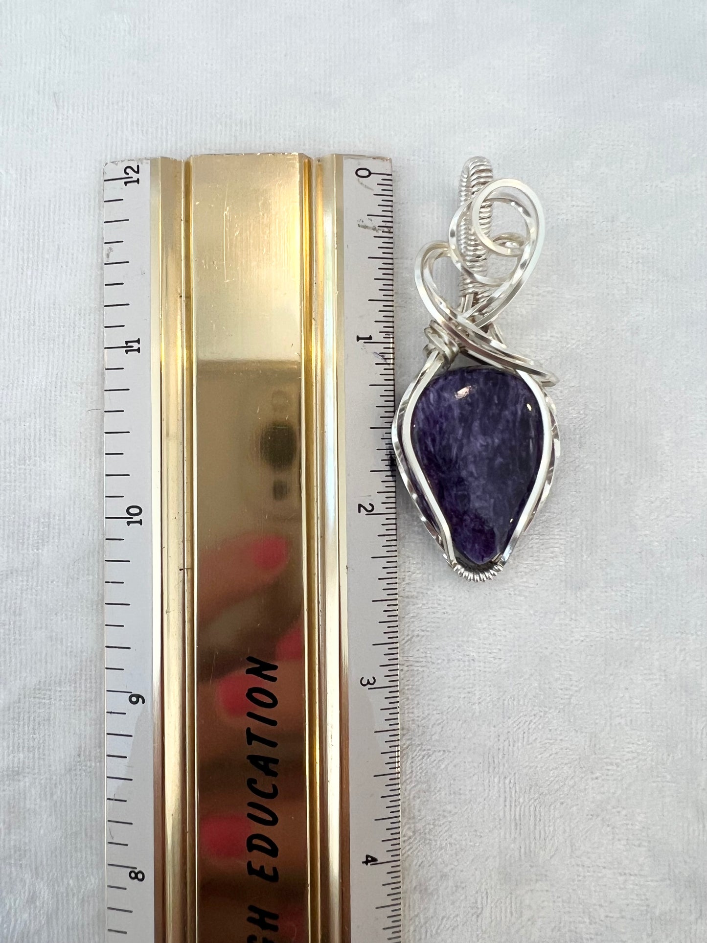 Charoite Pendant Necklace