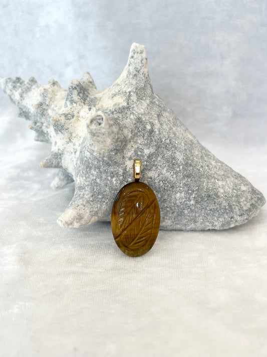 Tiger’s Eye Pendant Necklace