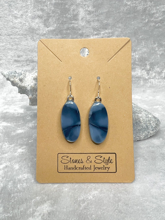 Owyhee Blue Opal Earrings