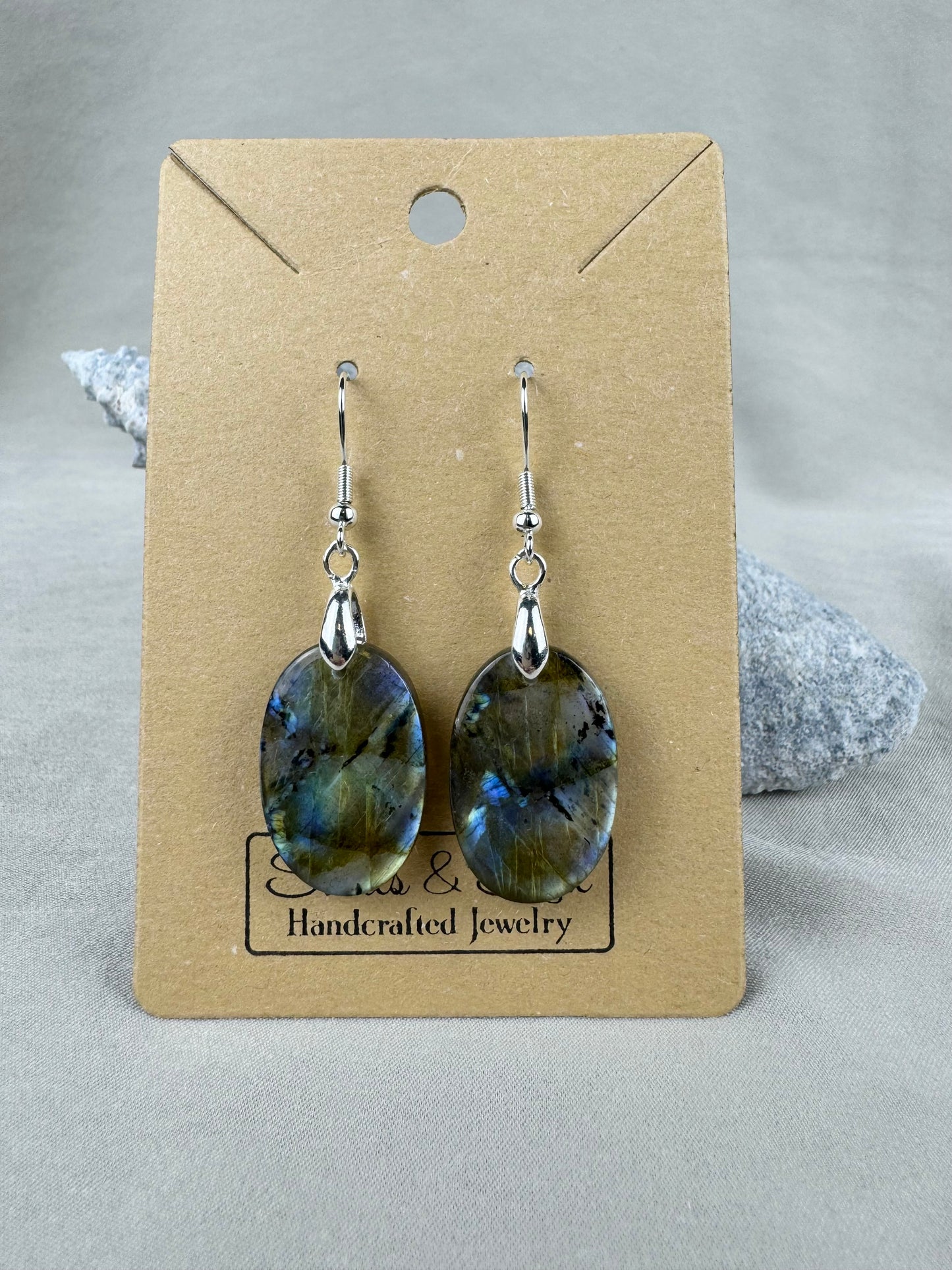 Flashy Labradorite Earrings