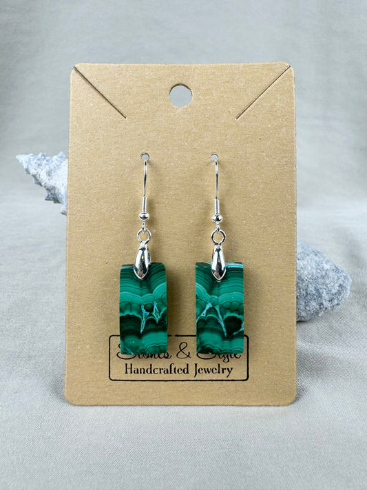 Malachite Earrings