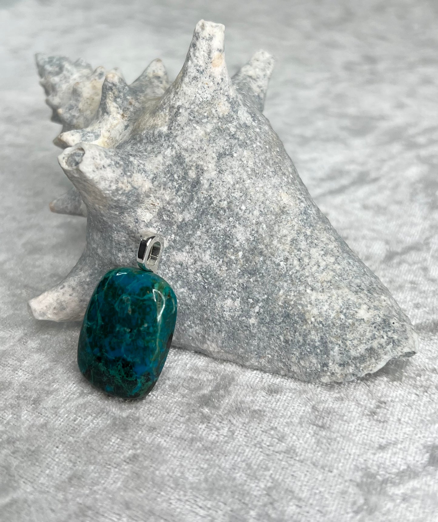 Chrysocolla Pendant Necklace