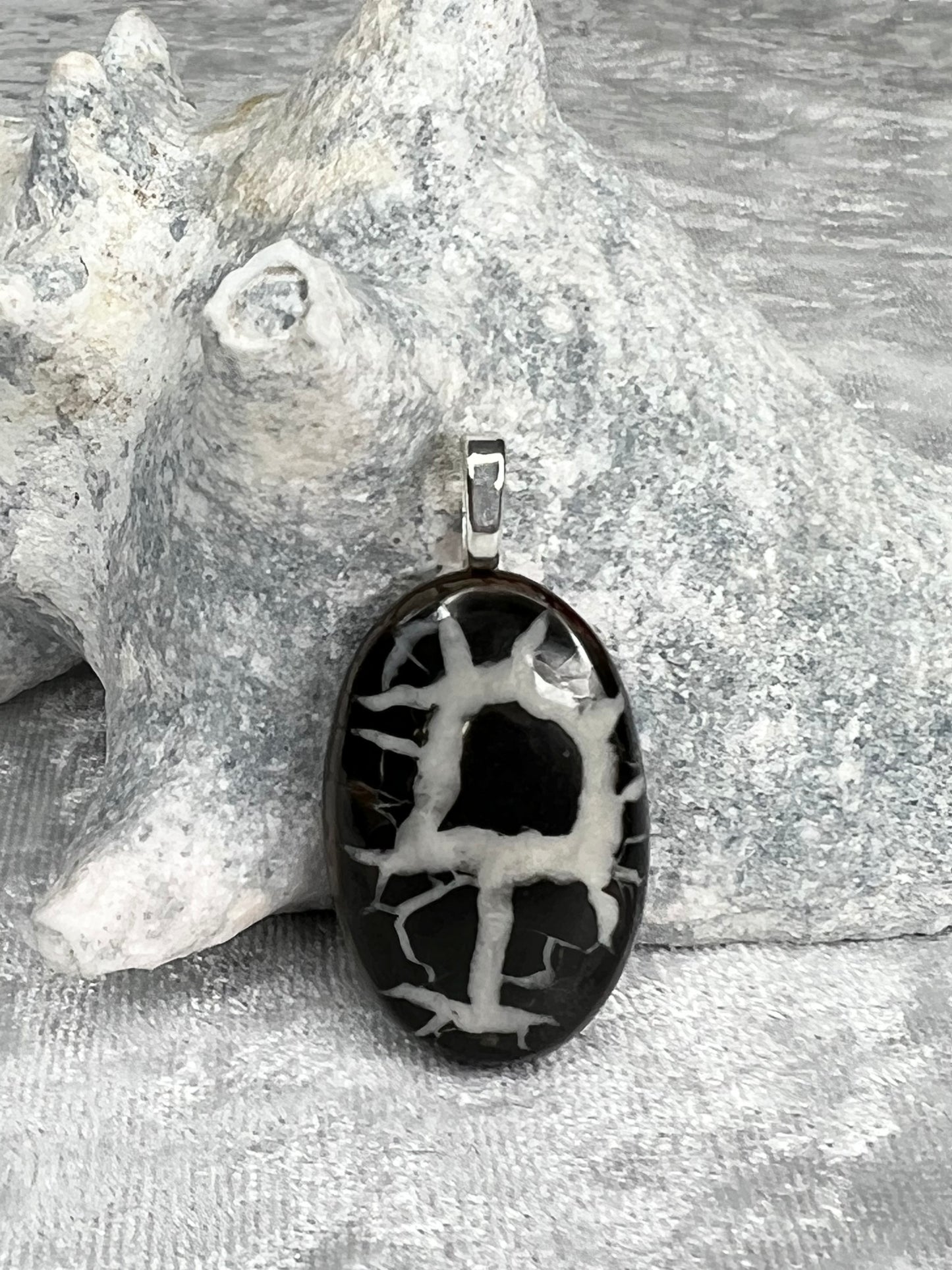 Septarian Pendant Necklace