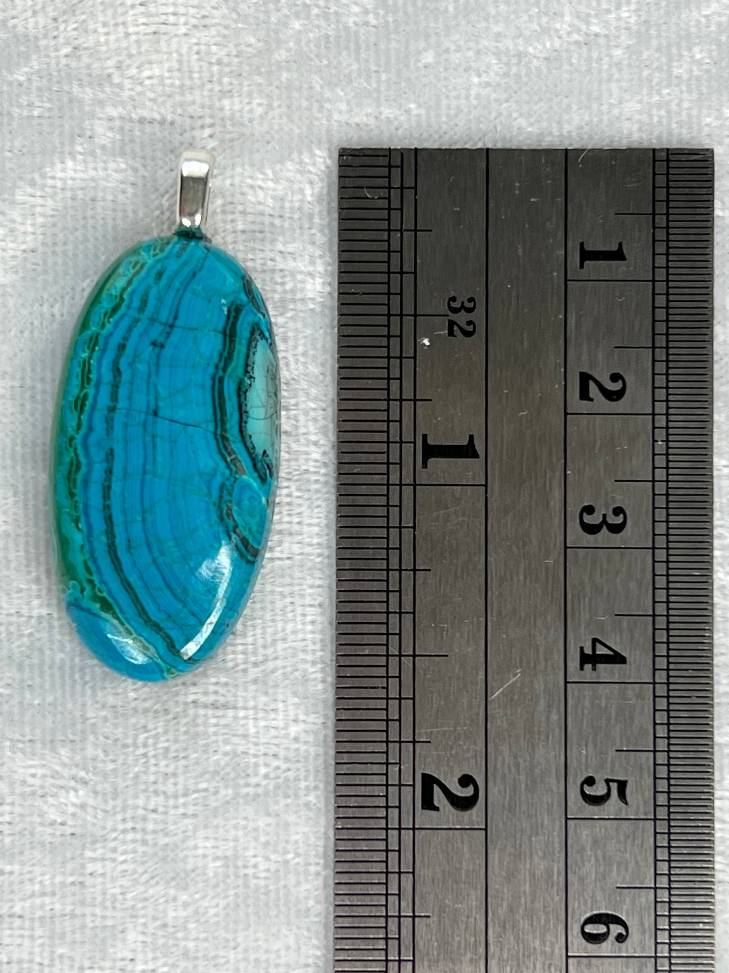 Chrysocolla Malachite Pendant Necklace