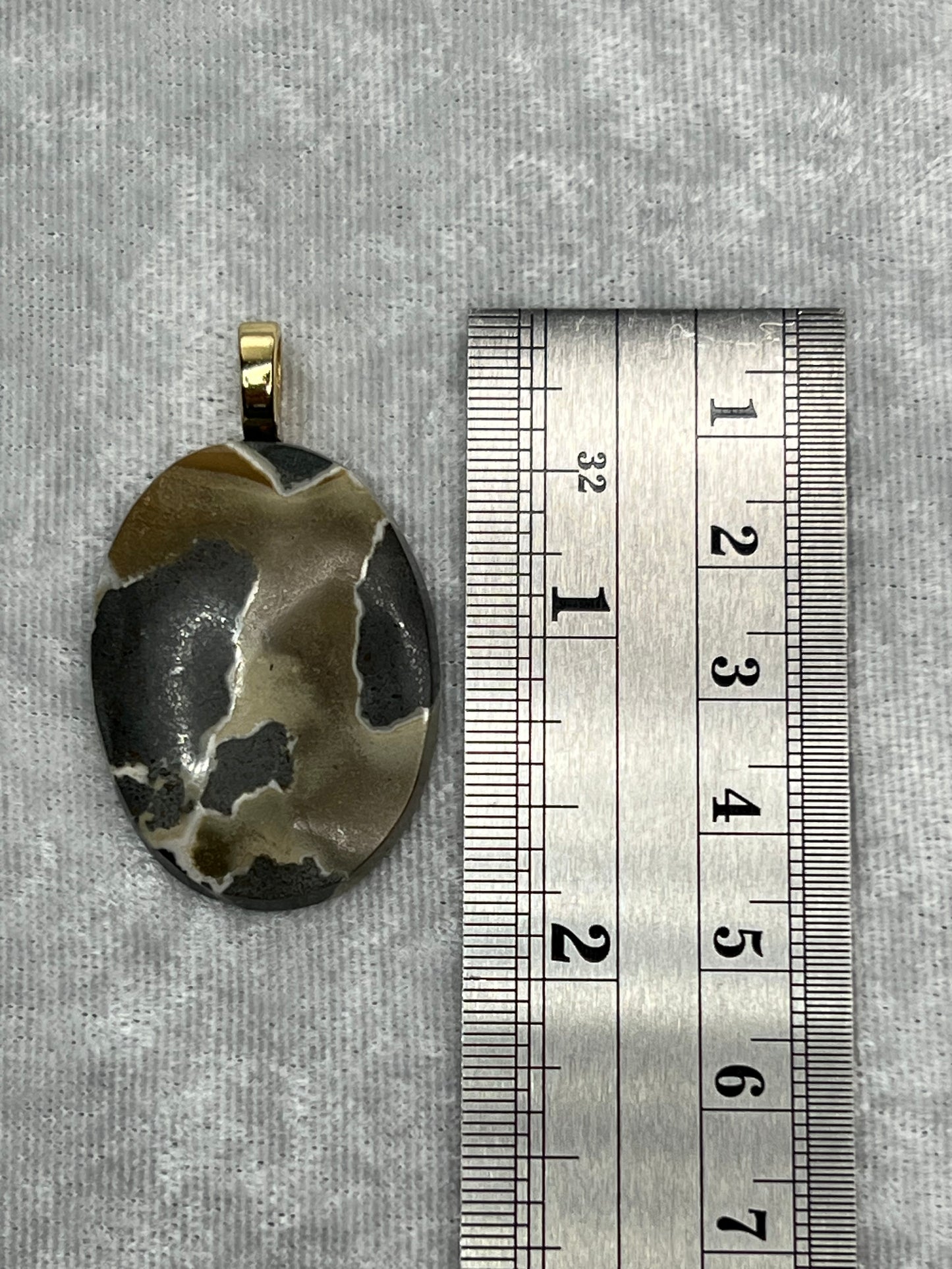 Black Dahlia (Brecciated Jasper) Pendant Necklace