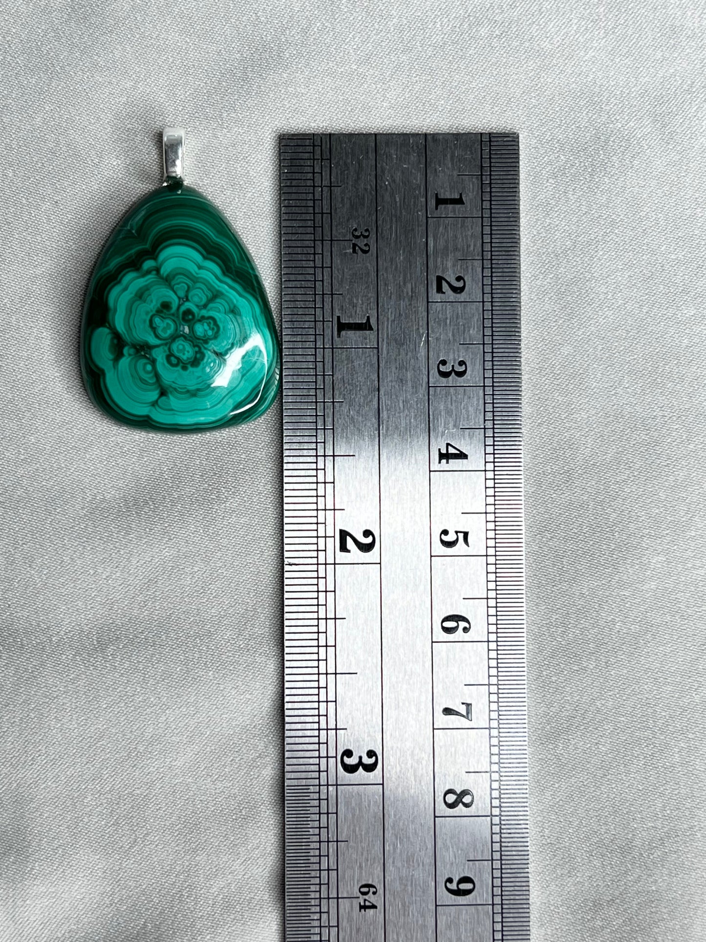 Malachite Pendant Necklace