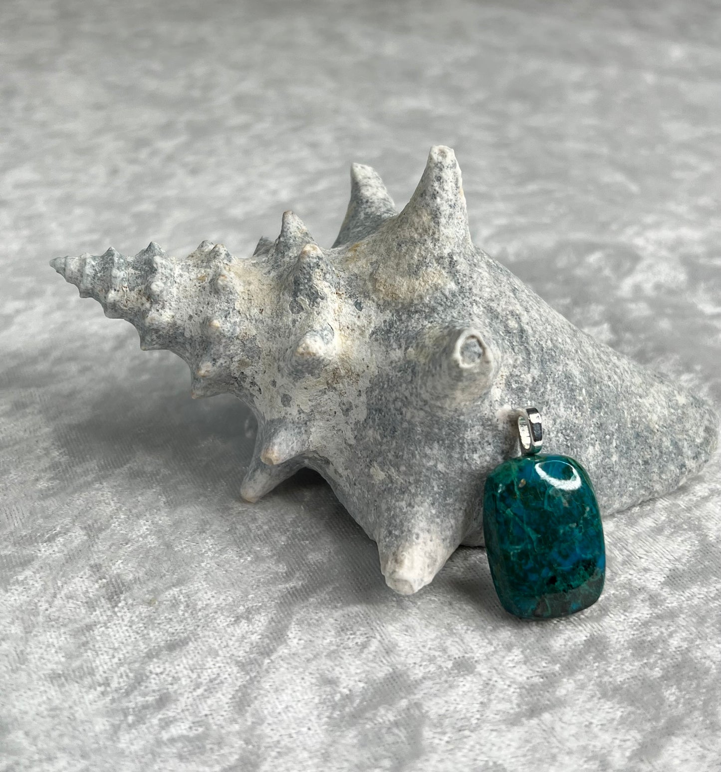 Chrysocolla Pendant Necklace