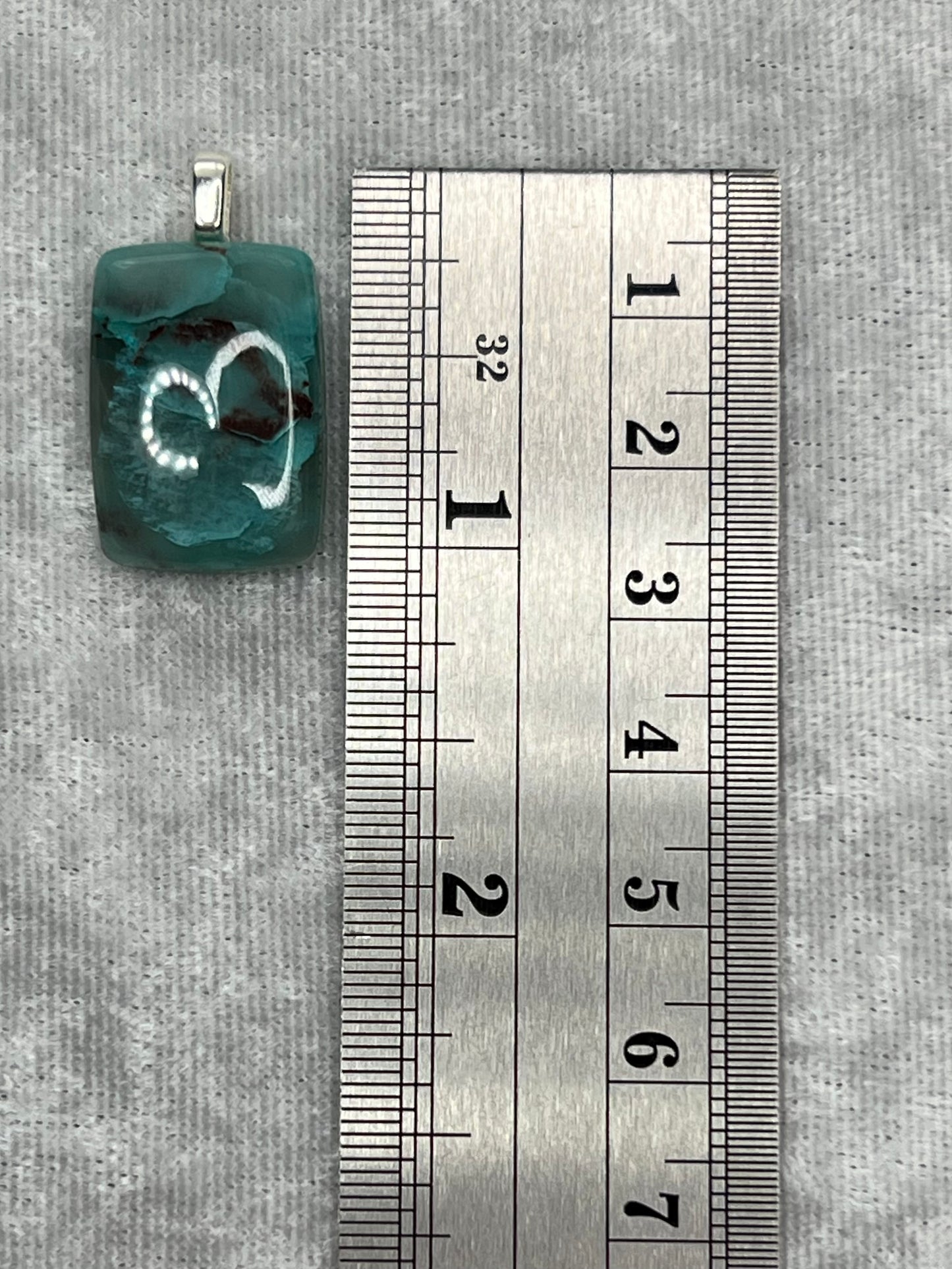 Chrysocolla Quartz Pendant Necklace