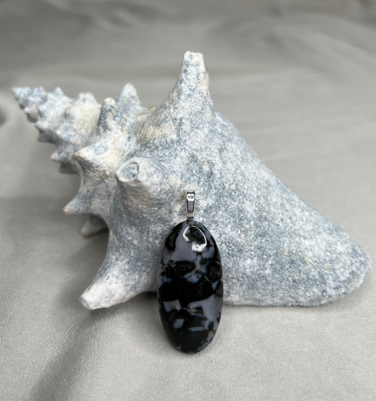 Merlinite Pendant Necklace