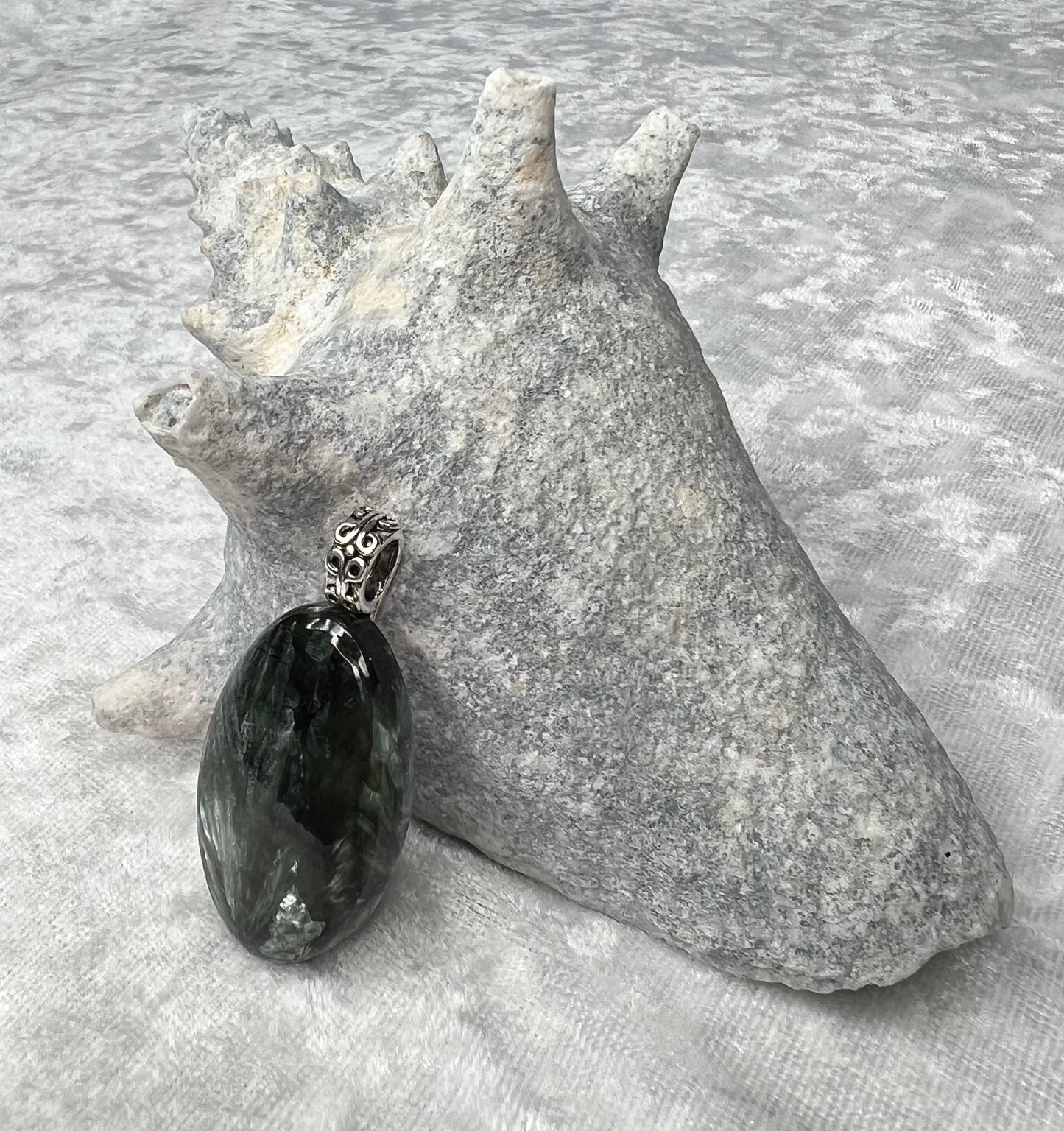 Seraphinite Pendant Necklace