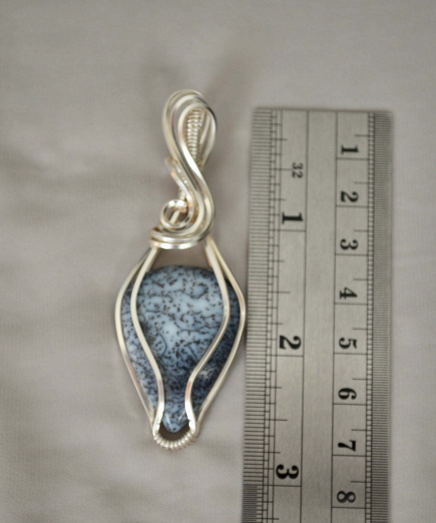 Dendritic Opal Pendant Necklace